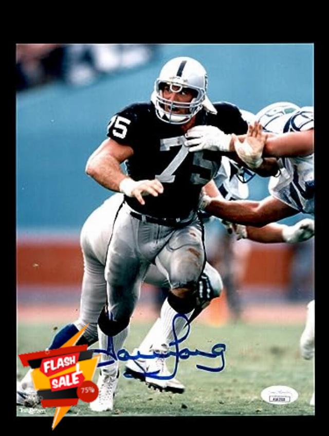 Howie Long JSA Coa Autograph 8x10 Signed Photo