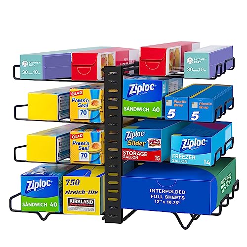 Aluminum Tin Holder for Kitchen Pantry Organizers and Storage