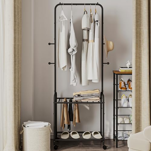 Clothing Rack with 4 Wheels