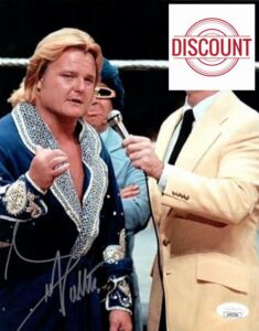 Greg "The Hammer" Valentine Signed Autograph 8X10 Photo WWF w/Vince McMahon JSA - Autographed Wrestling Photos