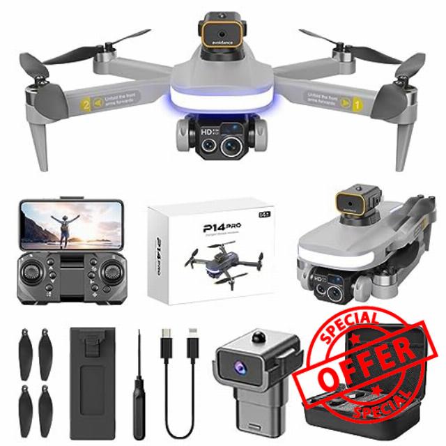 WiFi FPV Drone With 4K HD Camera Altitude Hold Mode Foldable RC Drone Quadcopter Circle Fly