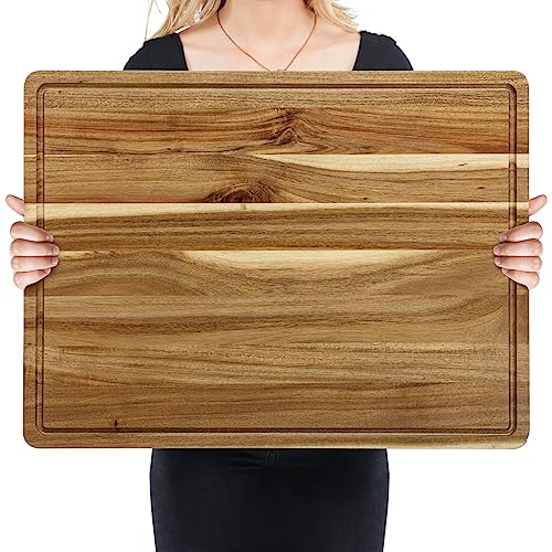 Thick Wood Cutting Board Block