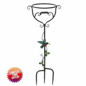 TICKCACY 30.5" Gazing Ball Stand