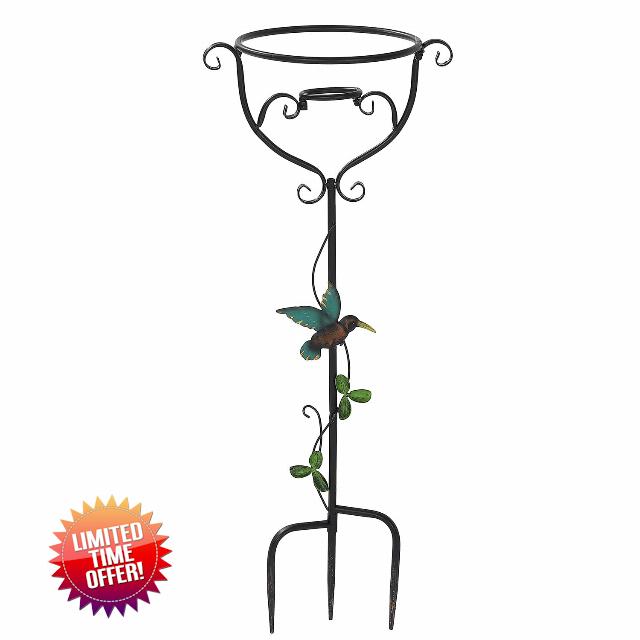 TICKCACY 30.5" Gazing Ball Stand