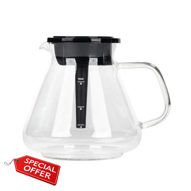 Simply Good Coffee 8-Cup Replacement Carafe With Lid for Olson Coffee Maker. Glass Coffee Pot. Replacement Carafe For Coffee Brewers. Dripless Spout