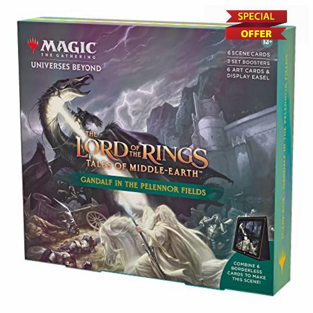 Magic The Gathering The Lord of The Rings: Tales of Middle-Earth Scene Box - Gandalf in Pelennor Fields (6 Scene Cards
