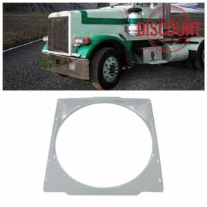 KUAFU Radiator Fan Shroud Compatible with 1995-2004 Peterbilt 357 377 378 379 Replacement for 07-06688M002 ABS Plastic Gray