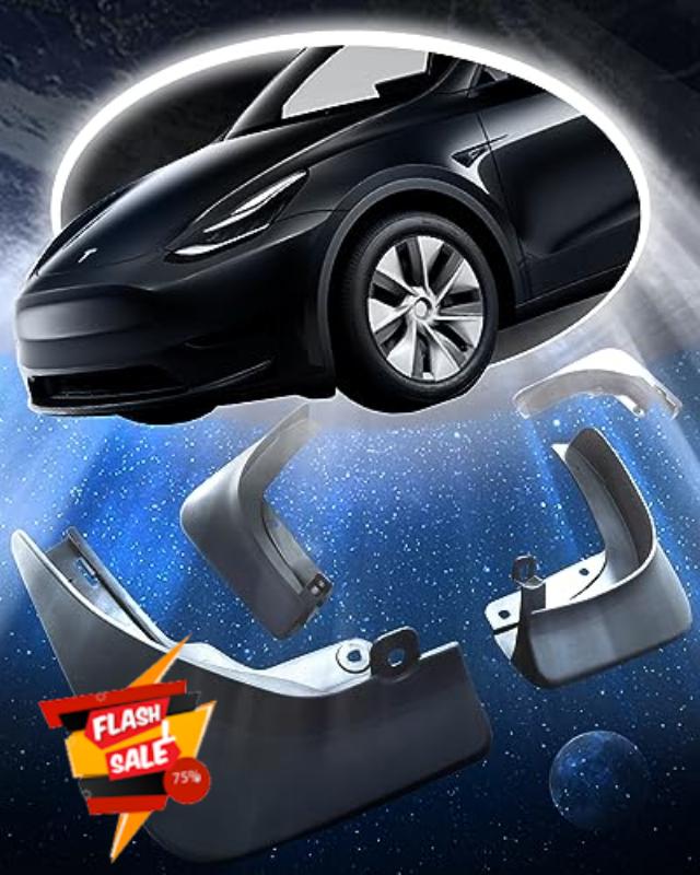 DEDC Tesla Model Y Accessories Mud Flaps Splash Guards2023/2022/2021/2020/2019(4PCS)