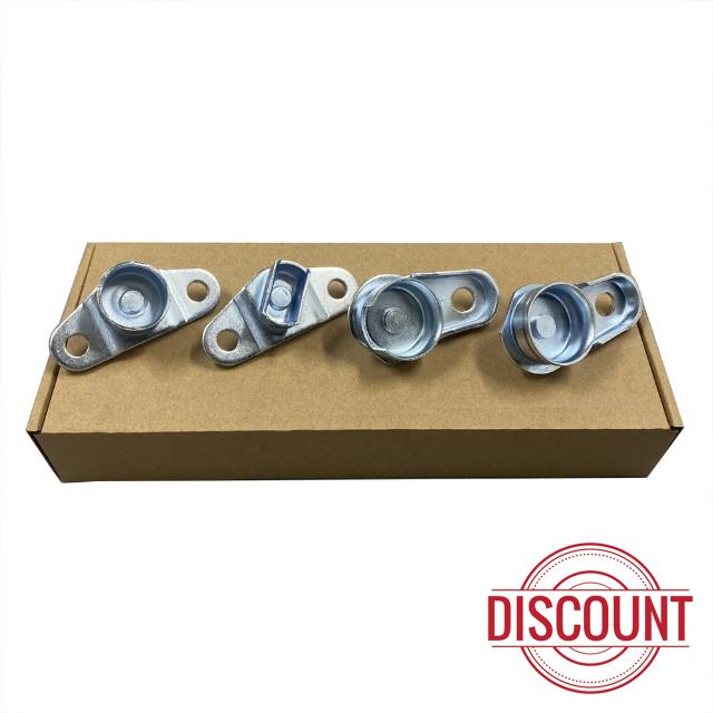 HUYILUN0104 1 Lot 4 pcs Tailgate Hinge Bedside Hinge Compatible with Chevy S10 GMC S15 Sonoma 1994-2004