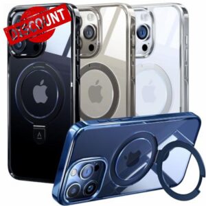 Alphex Invisible Stand Magnetic for iPhone 15 Pro Case