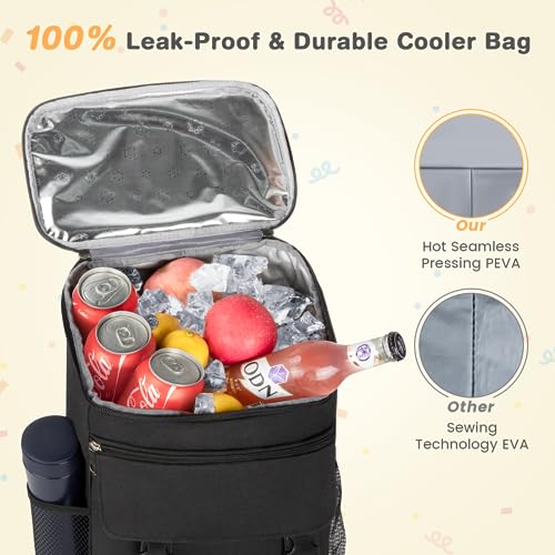 30 Cans Travel Cooler Bag for Picnic