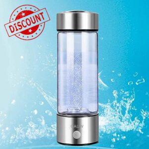 OAUW Portable Hydrogen Water Bottle Generator Hydrogen Water Ionizer Machine Hydrogen Rich Water Cup Hydrogen for Office Home Travel Use
