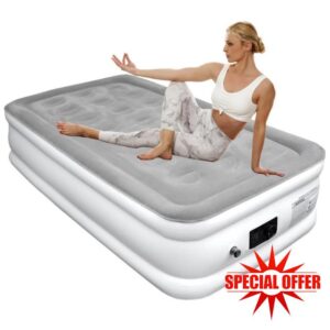 Busch-Jaeger Twin Size Air Mattress with Built in Pump
