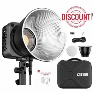 Zhiyun LED Video Light MOLUS G200 COB 200W Bowens Mount Continuous Output Light