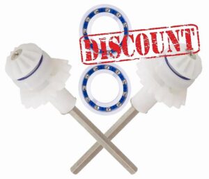 ATIE MX6 MX8 MX6EL MX8EL Elite Pool Cleaner Tune-up Kit with Drive Shaft Assembly R0525100 and Engine Wheel Bearing R0527000 (2 Pack)
