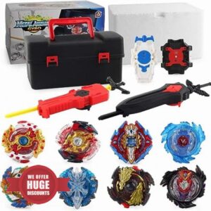 OBEST Battle Tops with Launcher Toys & Portable Case Set