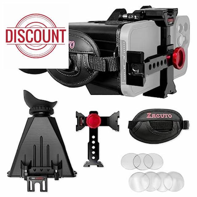 Zacuto Smart Z Finder | Compact Viewfinder for Smartphone Video Rig | with Handstrap