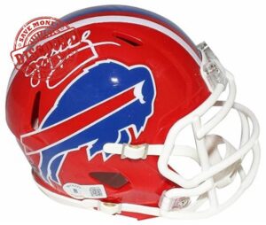 Jim Kelly Autographed/Signed Buffalo Bills Mini Helmet TB Beckett