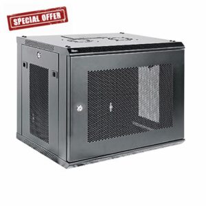 Tecmojo 9U Wall Mount Rack Network Cabinet for 19&rdquo;IT Equipment