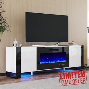 AMERLIFE Fireplace TV Stand with 36" Fireplace