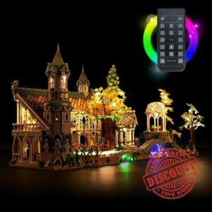 LocoLee LED Light Kit for Lego The Lord of The Rings: Rivendell 10316