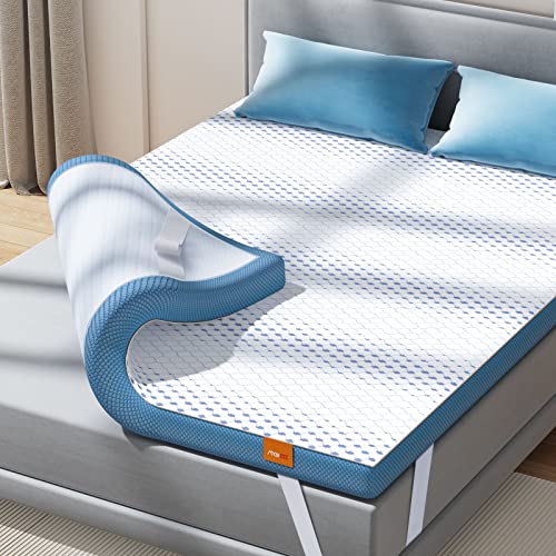 3 Inch Memory Foam Mattress Topper Twin XL Size for College Dorm Bed