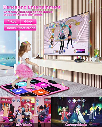 Electronic Dance Mat Games Toy Gift for Kids Girls Boys Adults
