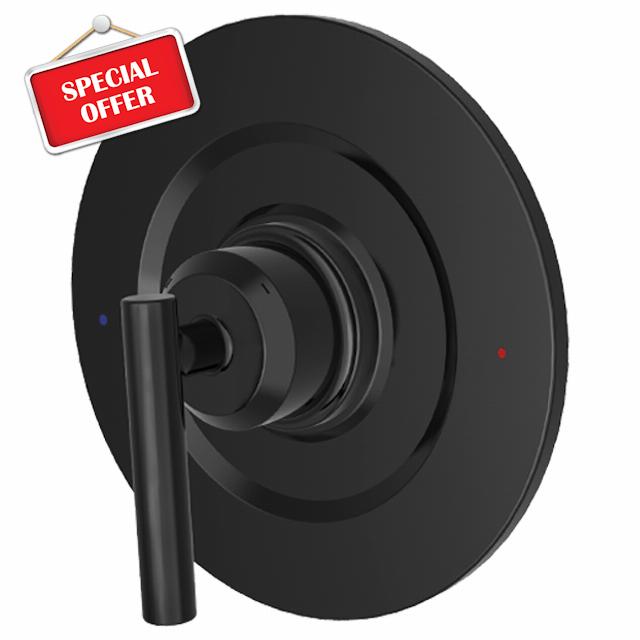 T2901BL Matte Black Shower Handle Replacement for moen T2901BL Gibson Posi-Temp Valve Trim Kit