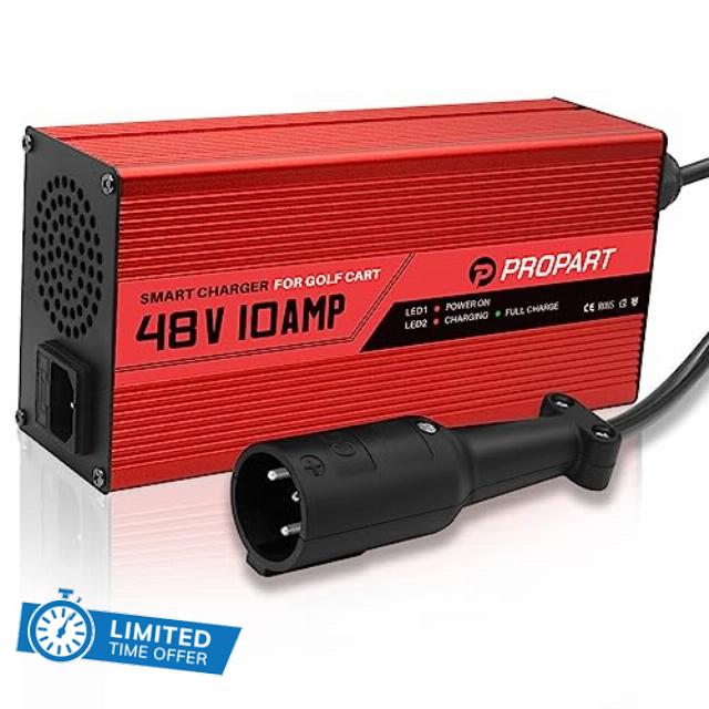 48 Volt Golf Cart Battery Charger for Club Car-3Pin