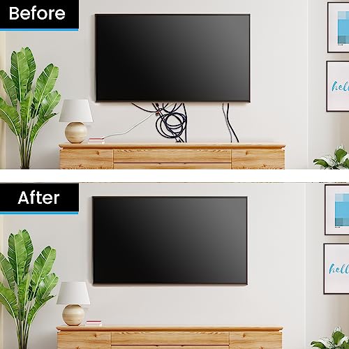 Cord Hiders for TV on Wall