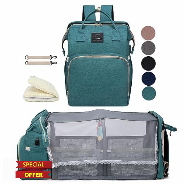 Green Diaper Bag Backpack for Mom: Baby Bags for Boys Girls Toddler Women Men Large Back Pack Diapers Bag Big Travel Pañaleras Modernas Para Bebe Niña Unisex Newborn Essential Baby Registry Search
