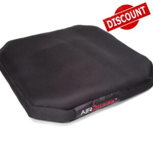 Airhawk Lightweight Portable Truck Seat Cushion for Long Sitting - Tailbone & Lower Back Pain Relief - Includes Mesh Cover