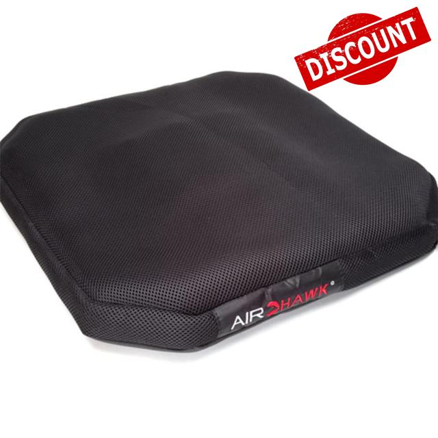 Airhawk Lightweight Portable Truck Seat Cushion for Long Sitting - Tailbone & Lower Back Pain Relief - Includes Mesh Cover