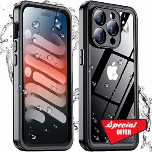 Temdan for iPhone 15 Pro Max Case Waterproof