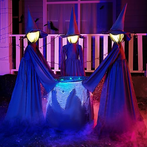 Halloween Witch Cauldron Soup Brew for Halloween Yard Lawn Garden Decoration