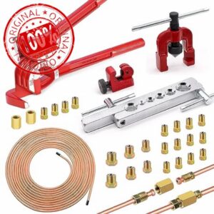 smseace Brake Flaring Tools Including 25Ft. 3/16" Brake Tubing