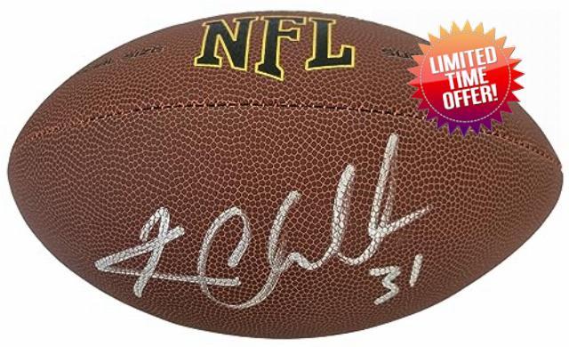 Kam Chancellor Seattle Seahawks signed NFL football COA exact proof autographed
