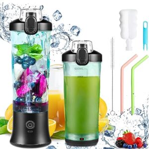 Personal Size Blender for Shakes and Smoothies with 6 Blades