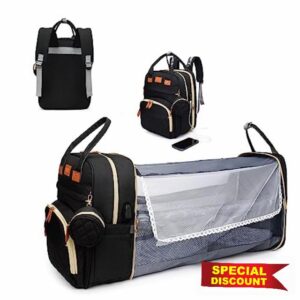 Diaper Bag Backpack- Diaper Bag with Changing Station