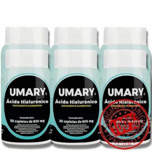 SAUDE RS ORG&Aacute;NICA + HOMEOP&Aacute;TICA Umary Hyaluronic Acid 6 pack 30 caplets each