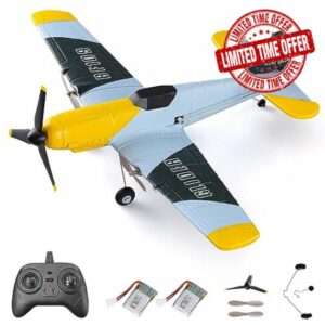 Mostop Remote Control Airplane 3 Channel RC Plane Read to Fly