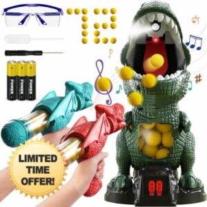 NMM Movable Dinosaur Shooting Toys for 4 5 6 7 8 Year Old Boys