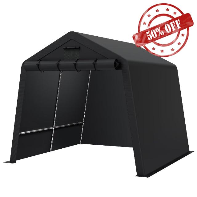 6x8ft Portable Shed Outdoor Storage Shelter