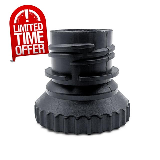 Soda Water Bottle Adapter Fit for Terra Sodastream Glass Bottles Quick Connect Soda Maker Bottle Attachment Refill Cap for Quick Connecting Glass Bottle with Soda Machine