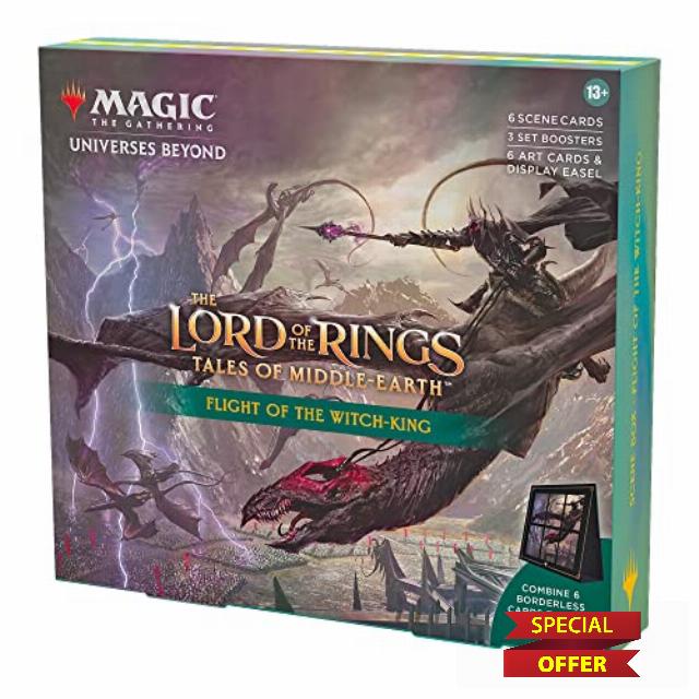 Magic The Gathering The Lord of The Rings: Tales of Middle-Earth Scene Box - Flight of The Witch-King (6 Scene Cards