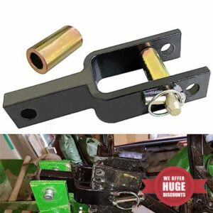 SEASAIL Versatile Quick Hitch Adapter with Adapter Sleeve Heavy Steel Non-Welded integrally Formed Used to Adjust Top Link Bracket Movements Compatible with Category 1 Quick Hitch