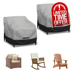 Zenicham 600D Outdoor Patio Chair Cover