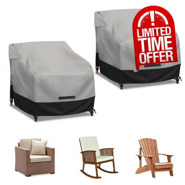 Zenicham 600D Outdoor Patio Chair Cover