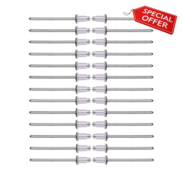 beler 100pcs Door Reveal Molding Rivet With Plastic Cap 90269-04051 compatible for Toyota Camry Lexus RX350