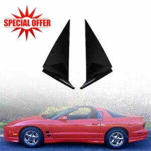 Pair(2) T-Top Hard Top Sail Panel Trims Compatible With 1993-2002 Chevy Camaro Pon-tiac Firebird